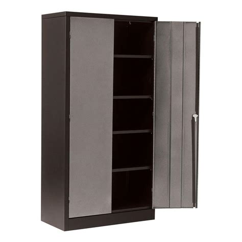 steel and wood storage cabinet|freestanding metal storage cabinet.